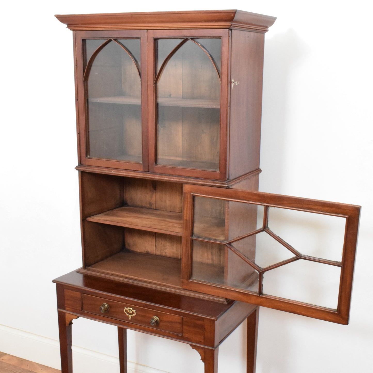 Mahogany Display Cabinet