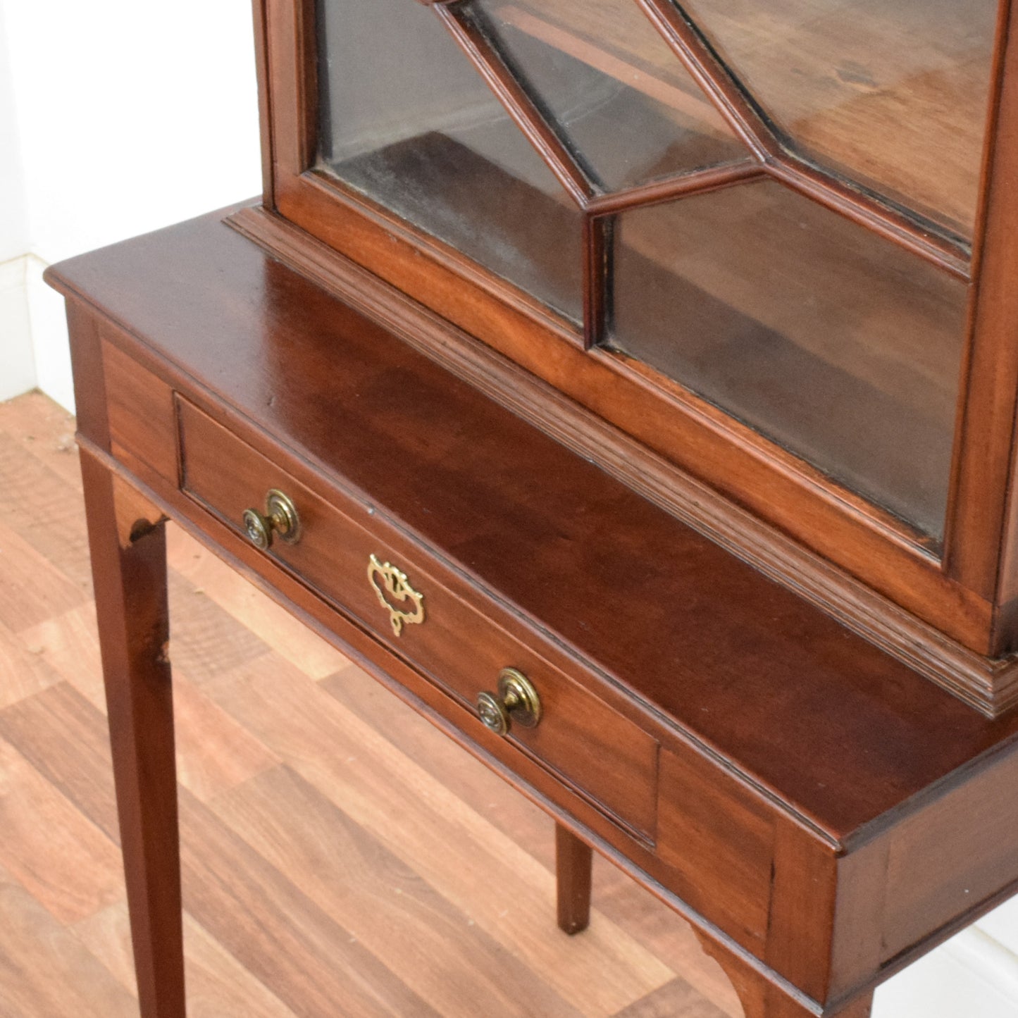 Mahogany Display Cabinet