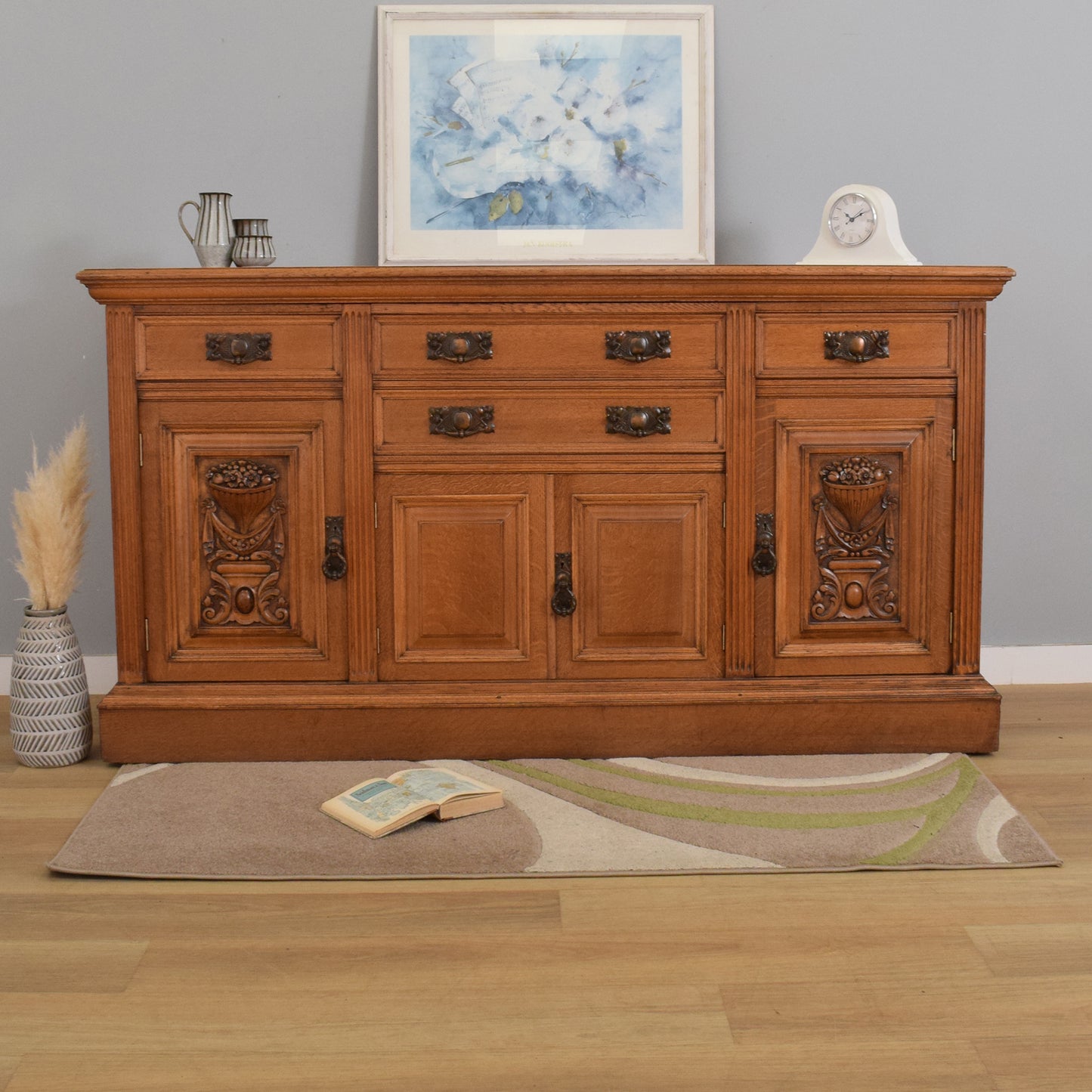 Large Oak Sideboard