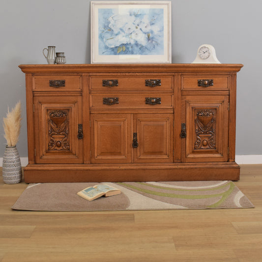 Large Oak Sideboard