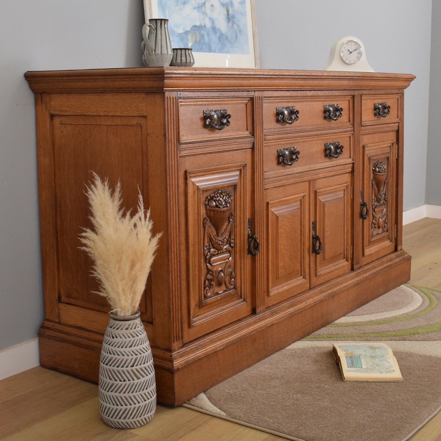 Large Oak Sideboard