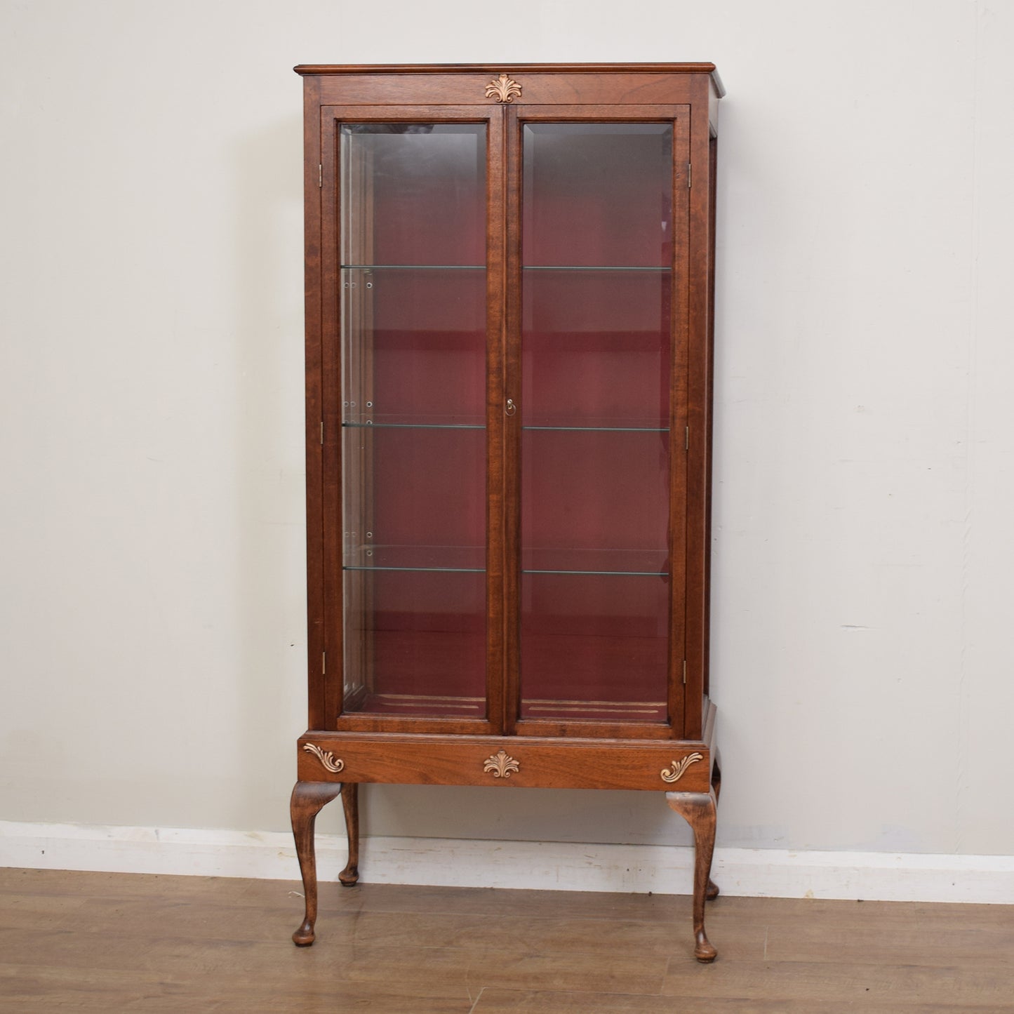 Vintage Mahogany Display Cabinet