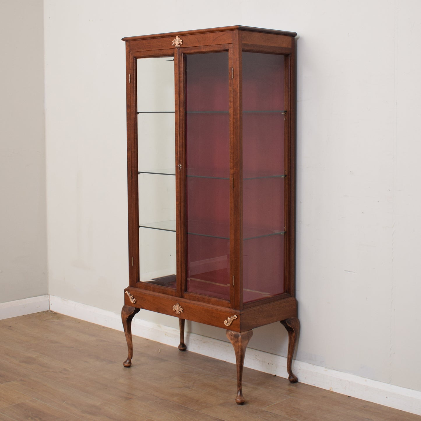 Vintage Mahogany Display Cabinet