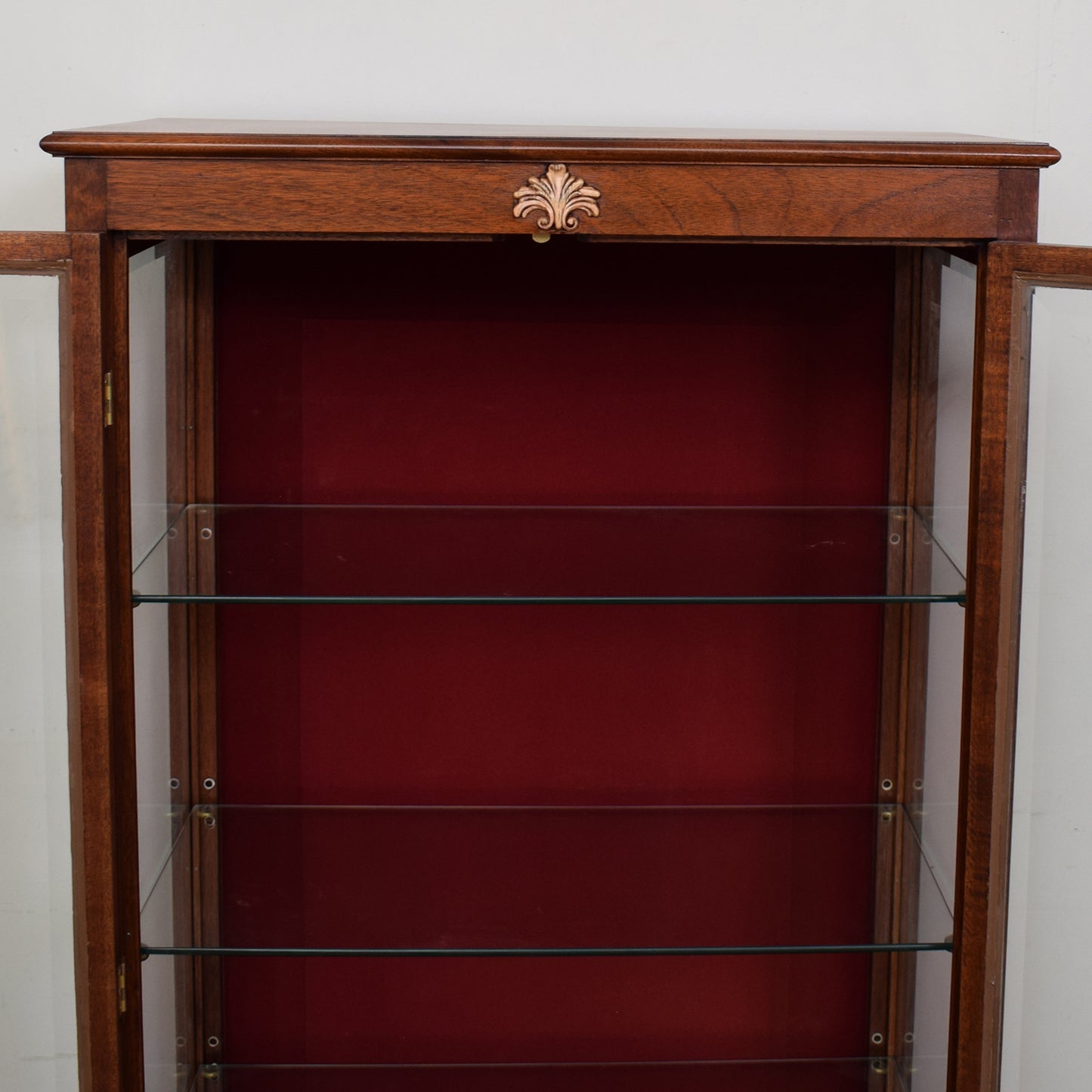 Vintage Mahogany Display Cabinet