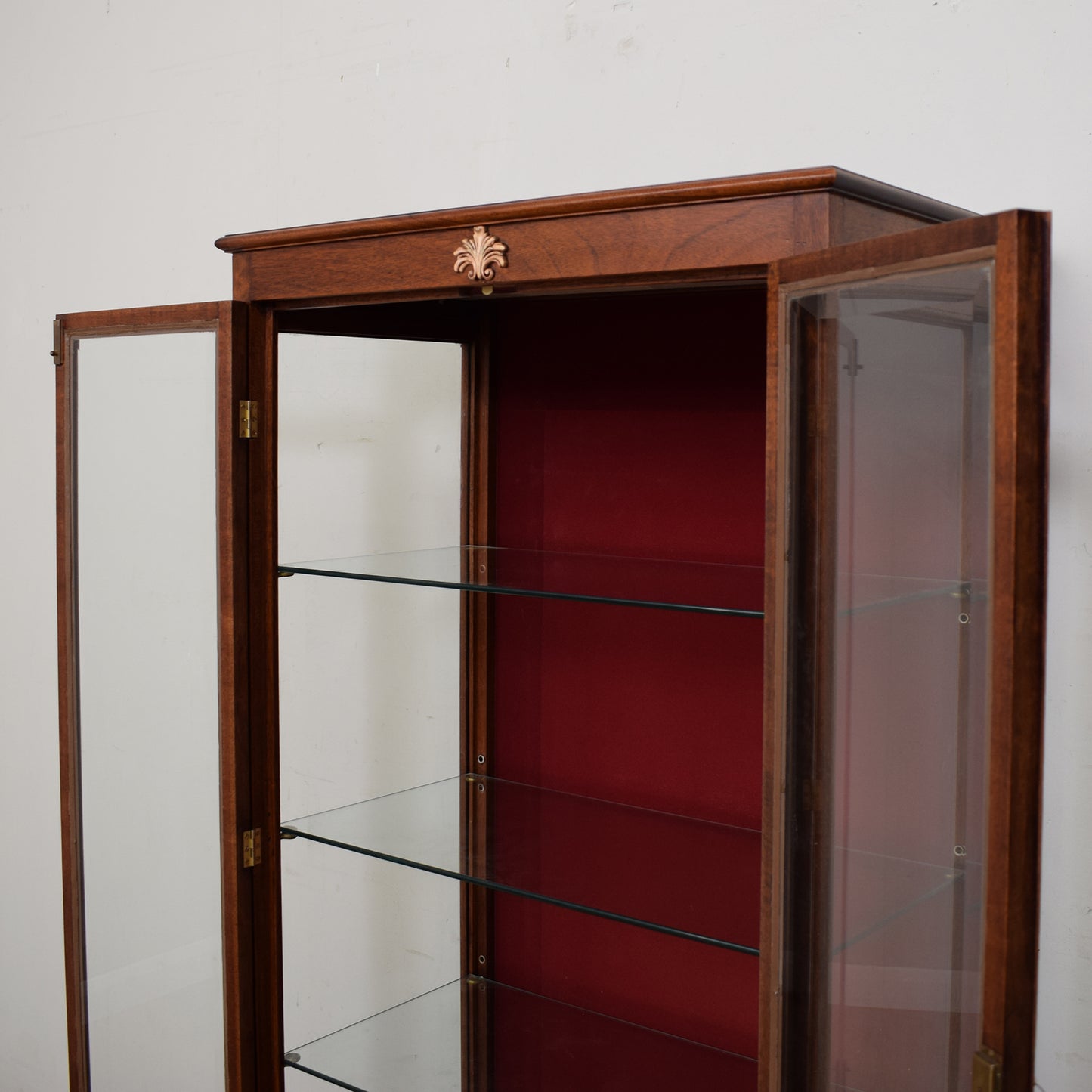 Vintage Mahogany Display Cabinet