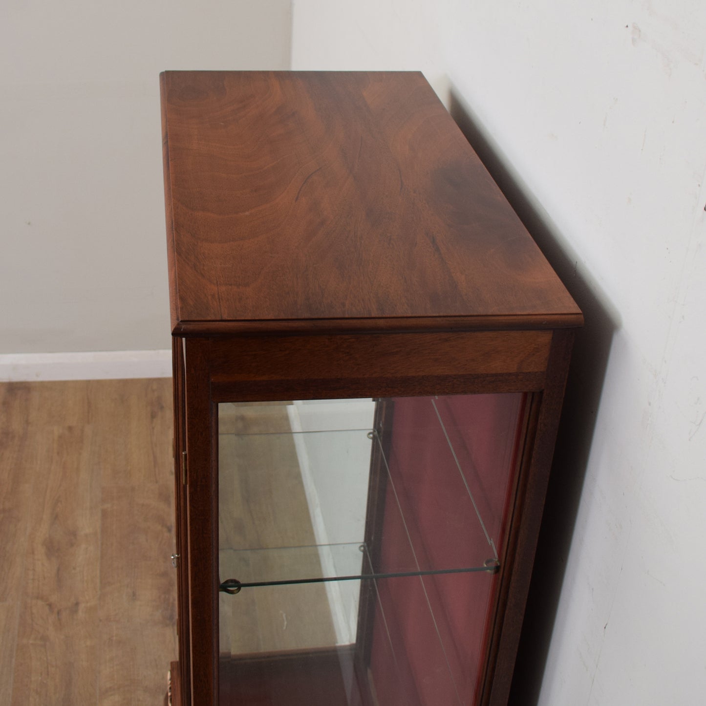 Vintage Mahogany Display Cabinet