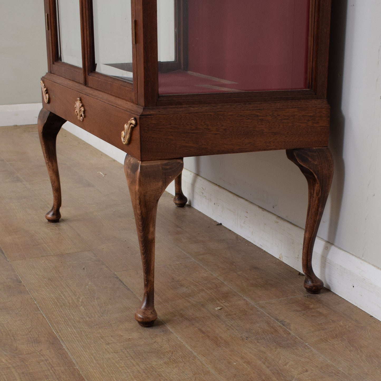 Vintage Mahogany Display Cabinet