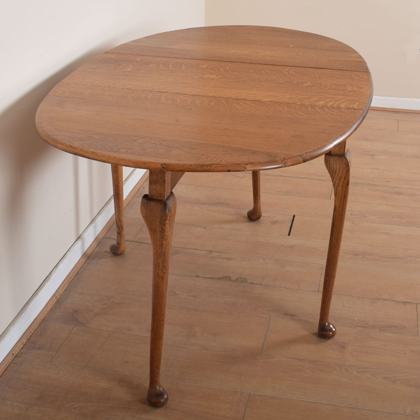 Oak Drop-Leaf Table