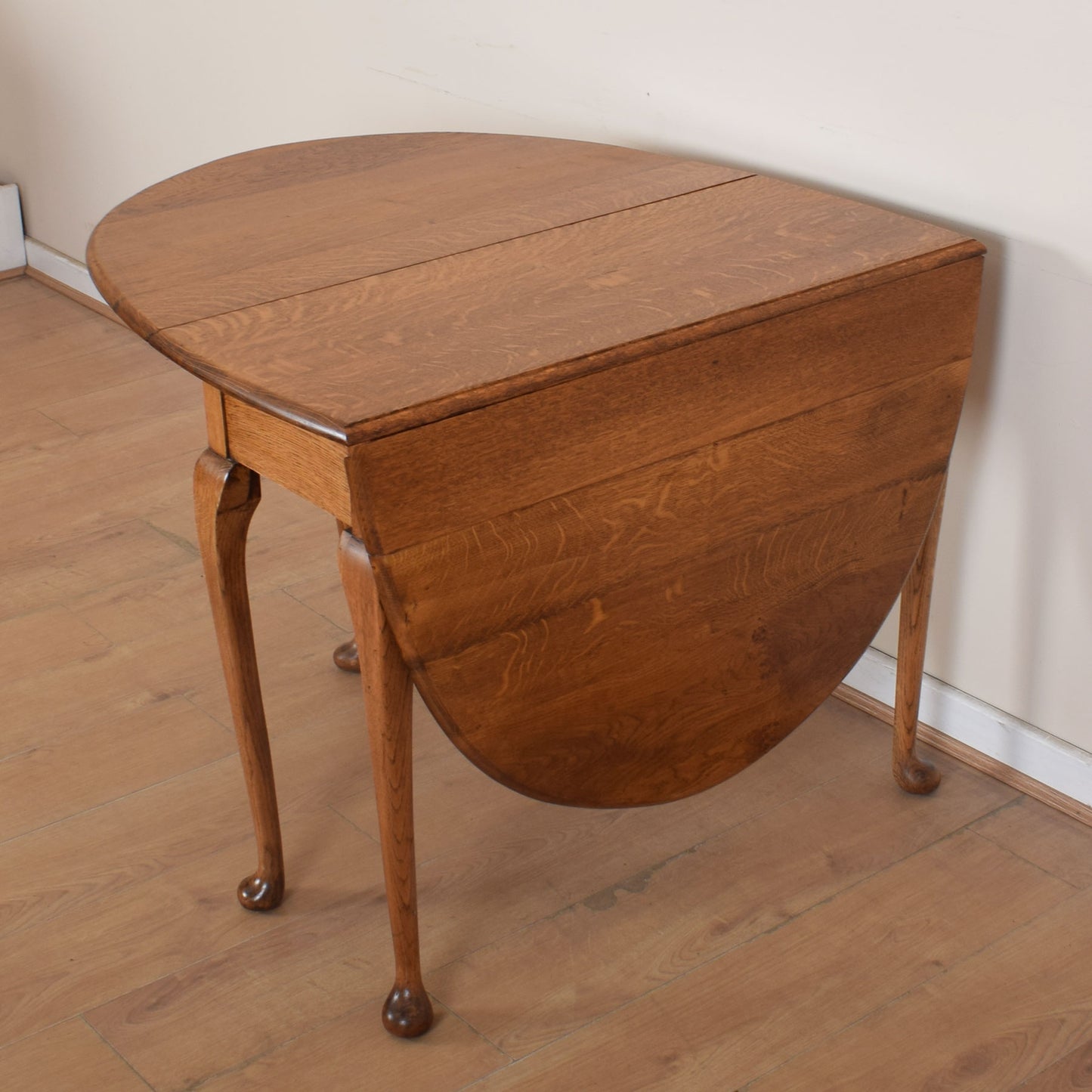 Oak Drop-Leaf Table