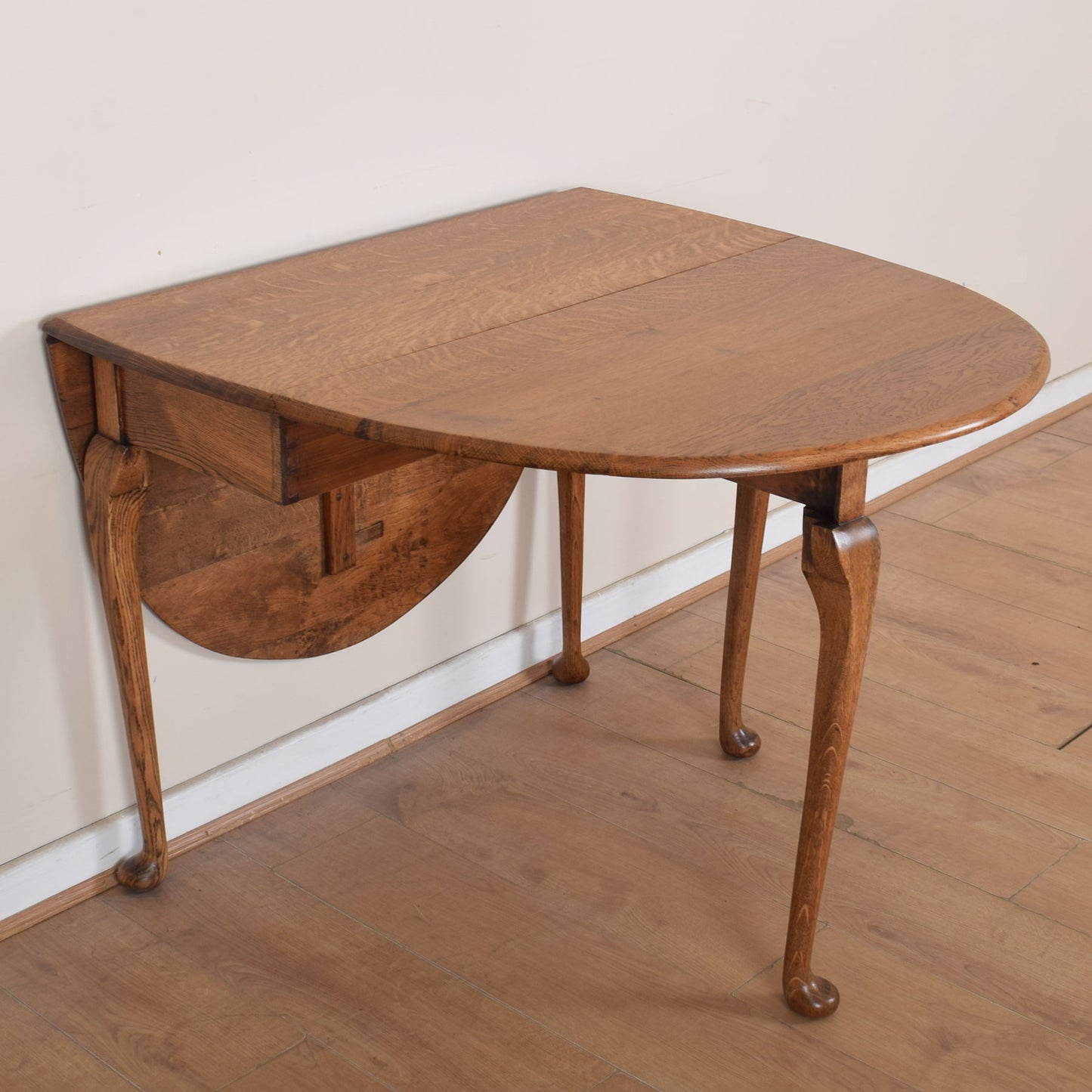 Oak Drop-Leaf Table