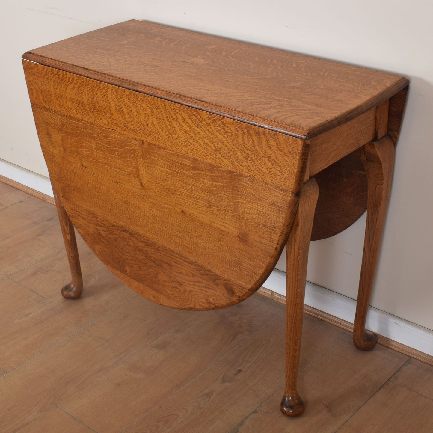 Oak Drop-Leaf Table