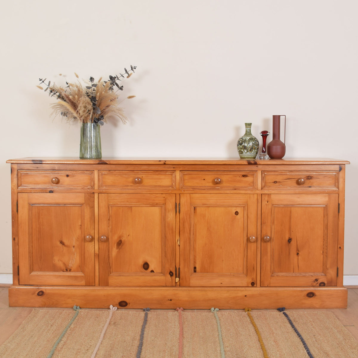 Large Solid Pine Sideboard