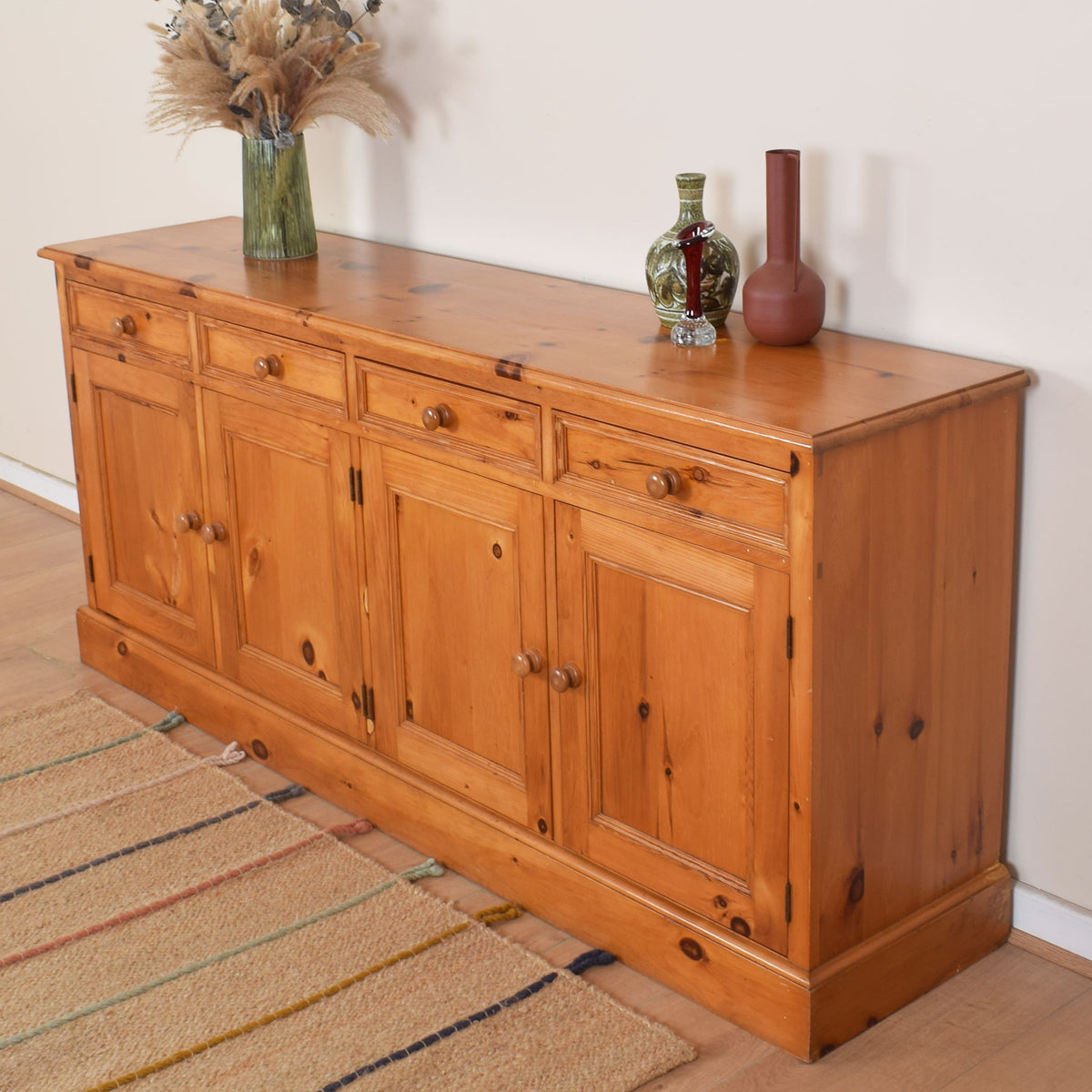 Large Solid Pine Sideboard