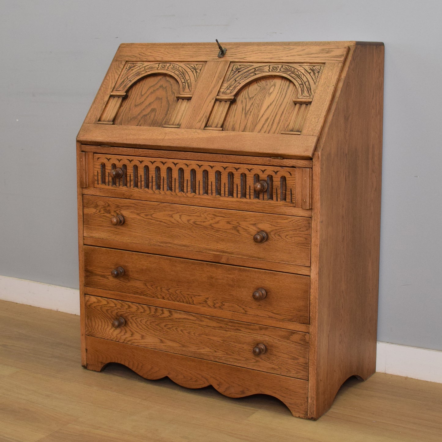 Restored Oak Bureau