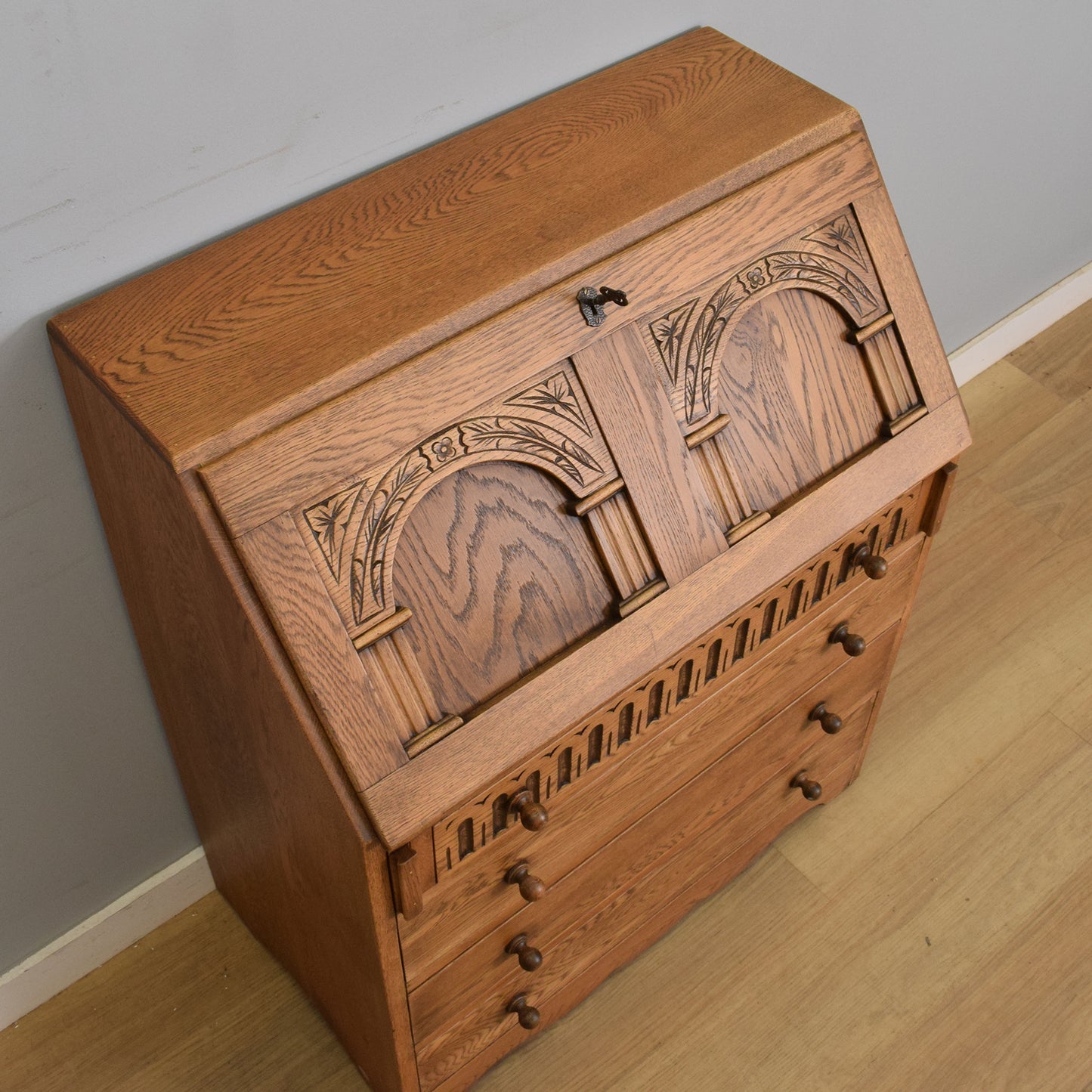 Restored Oak Bureau