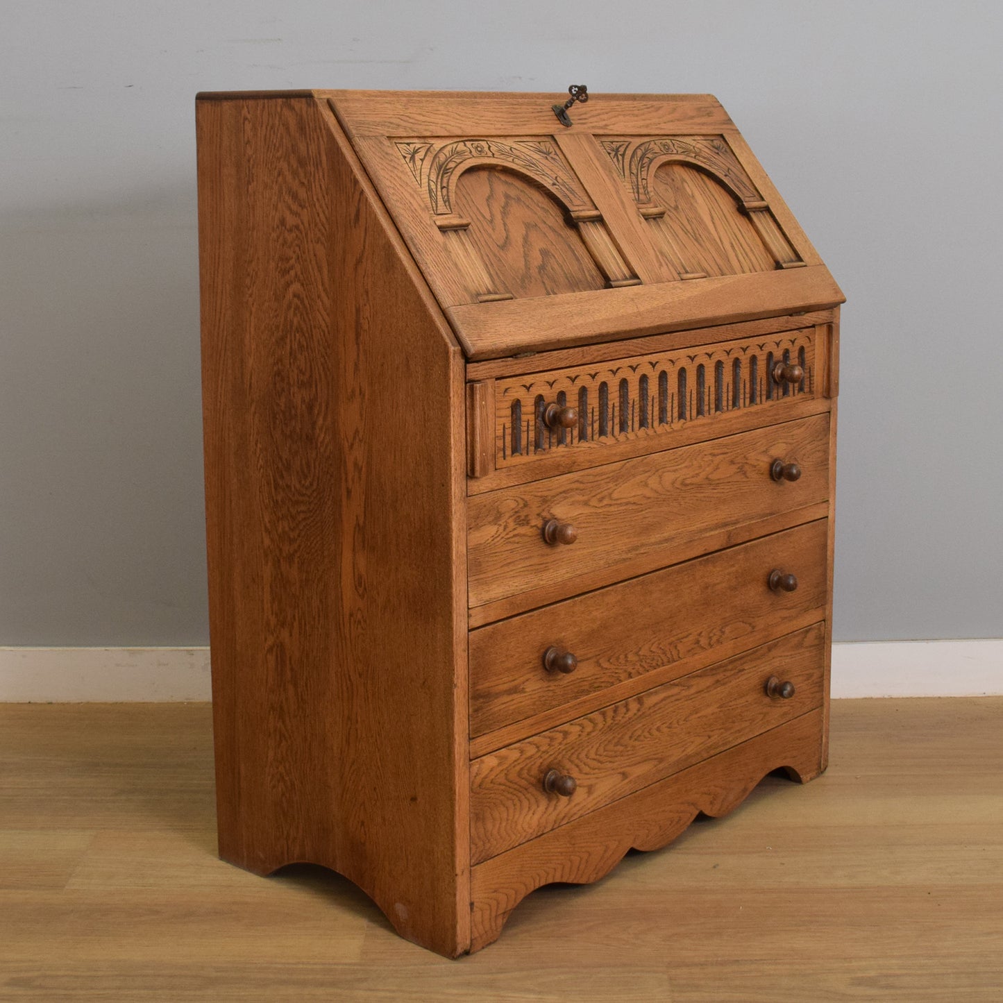 Restored Oak Bureau