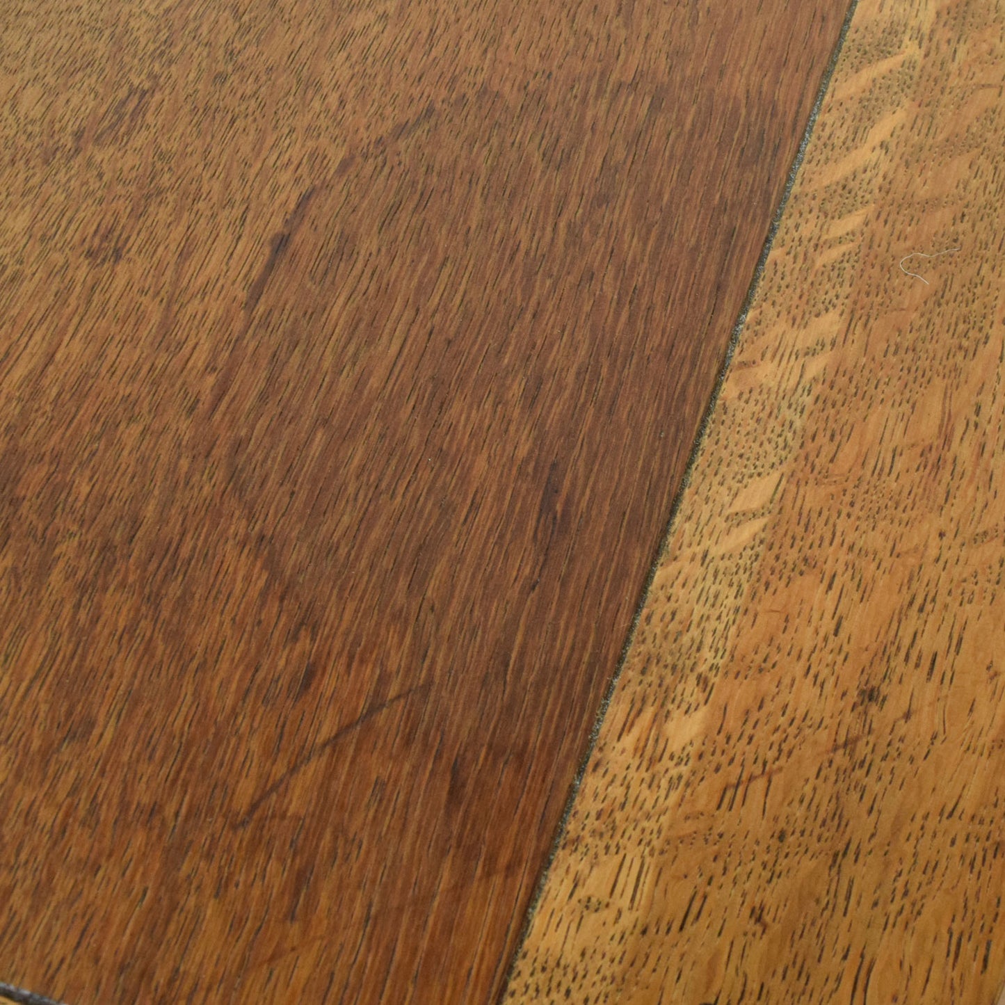 Carved Oak Table and Four Chairs