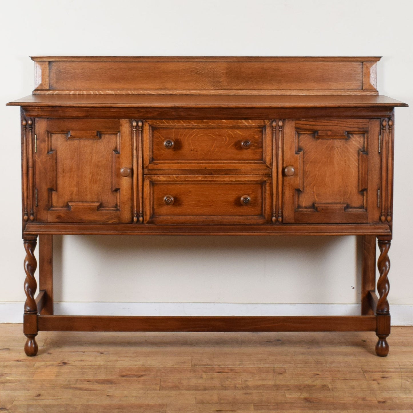 Barley Twist Oak Sideboard