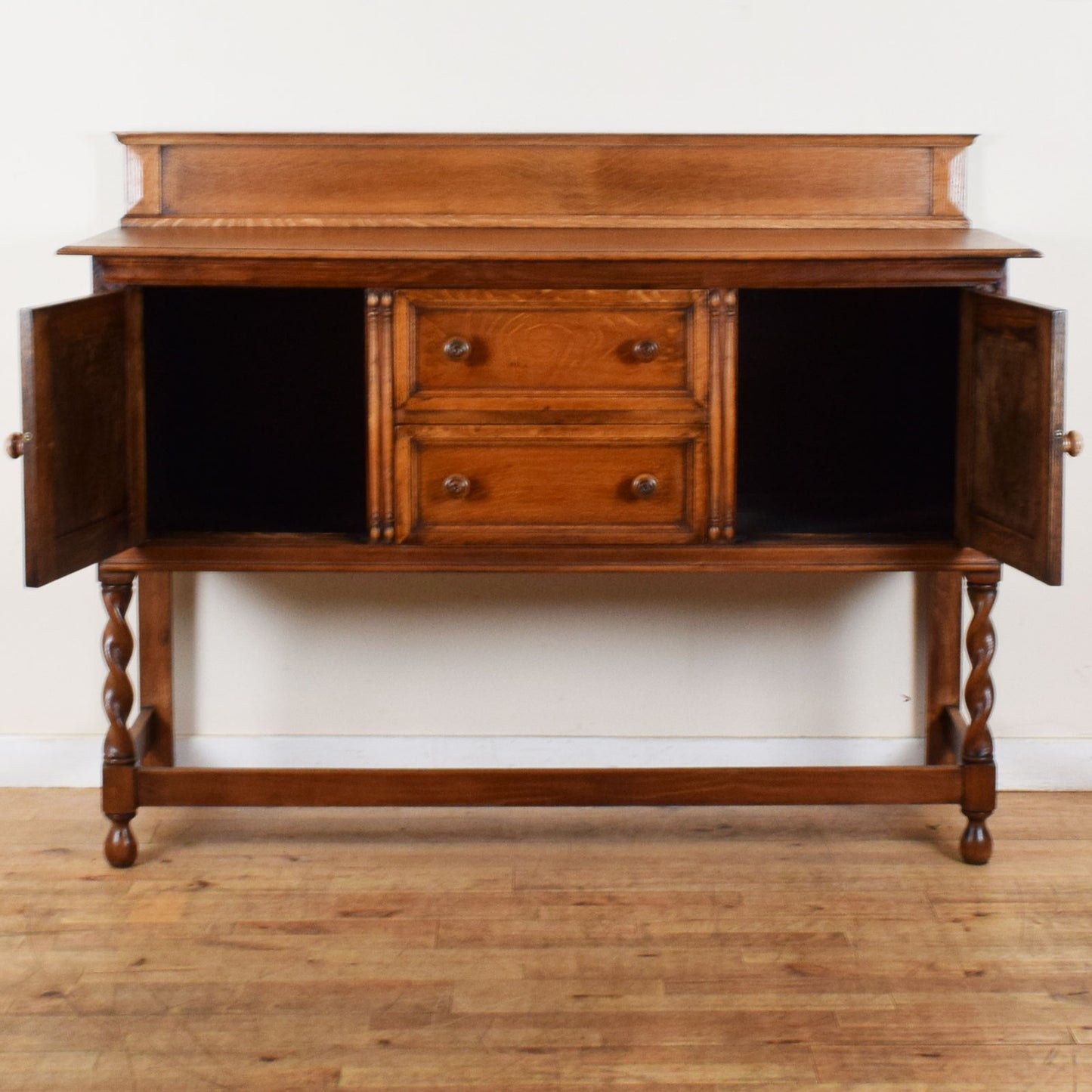 Barley Twist Oak Sideboard