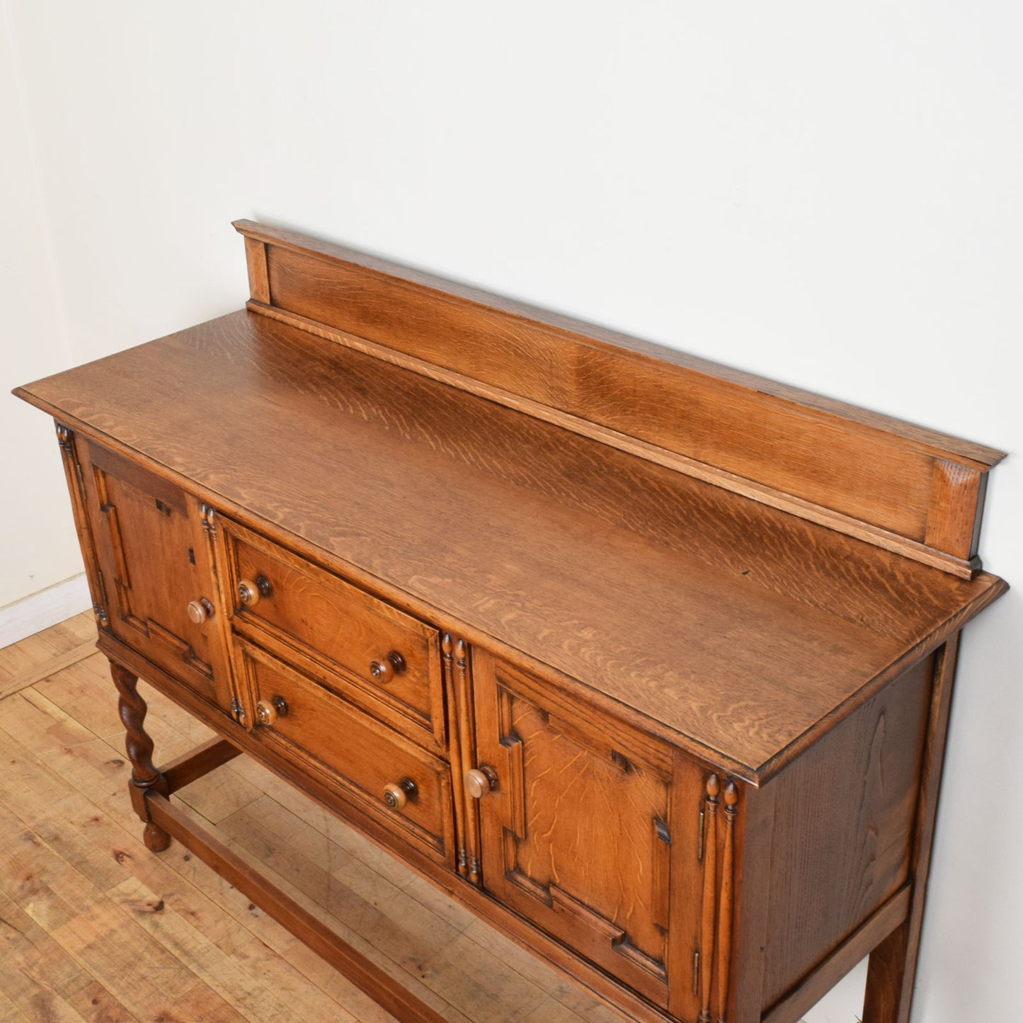 Barley Twist Oak Sideboard