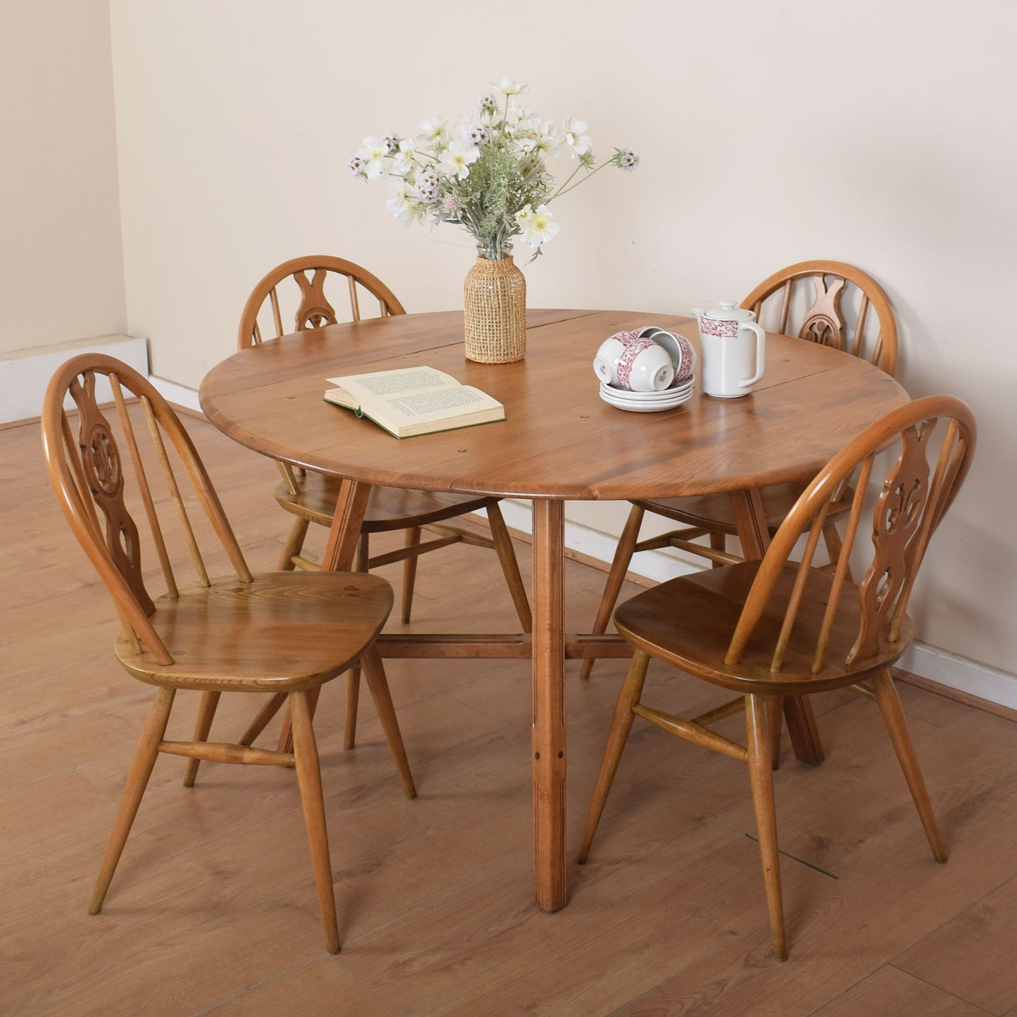 Ercol Table and Four Chairs