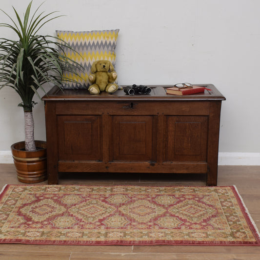 Vintage Oak Blanket Box