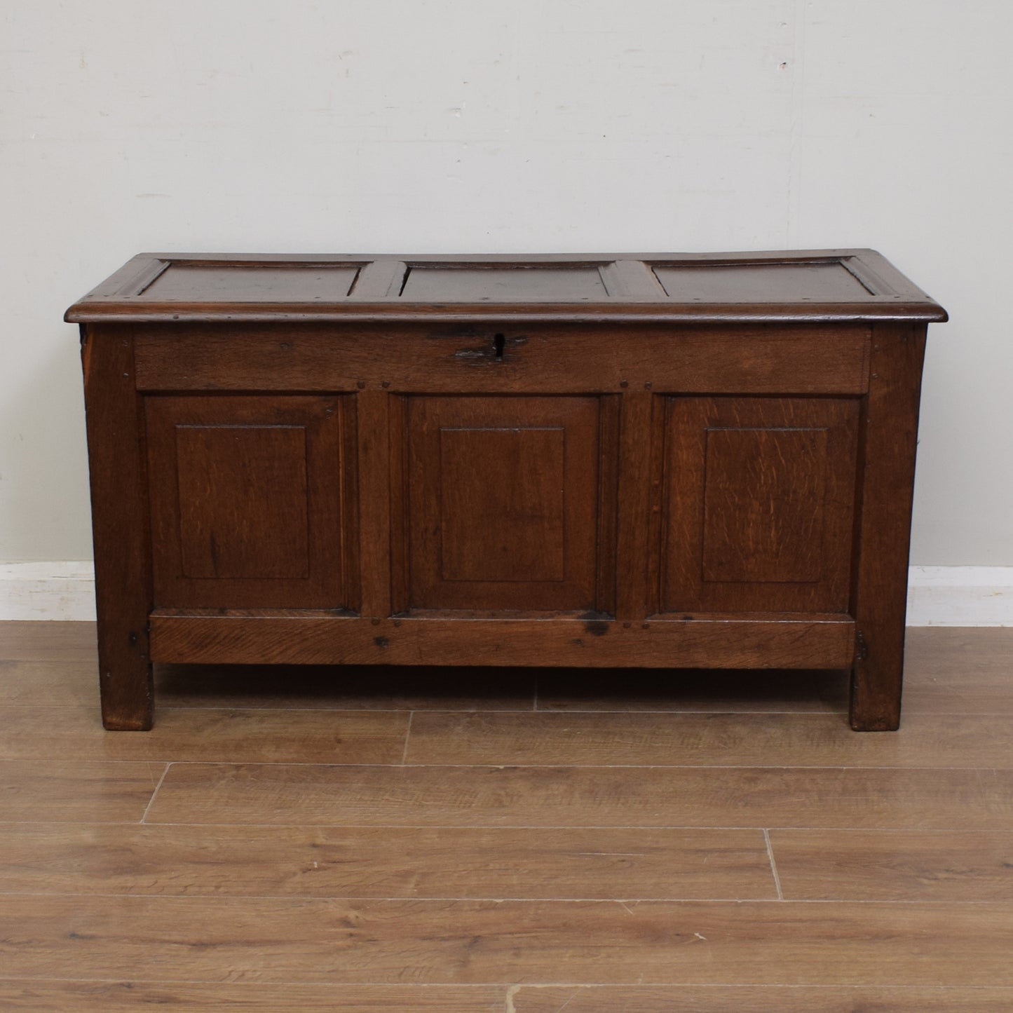 Vintage Oak Blanket Box