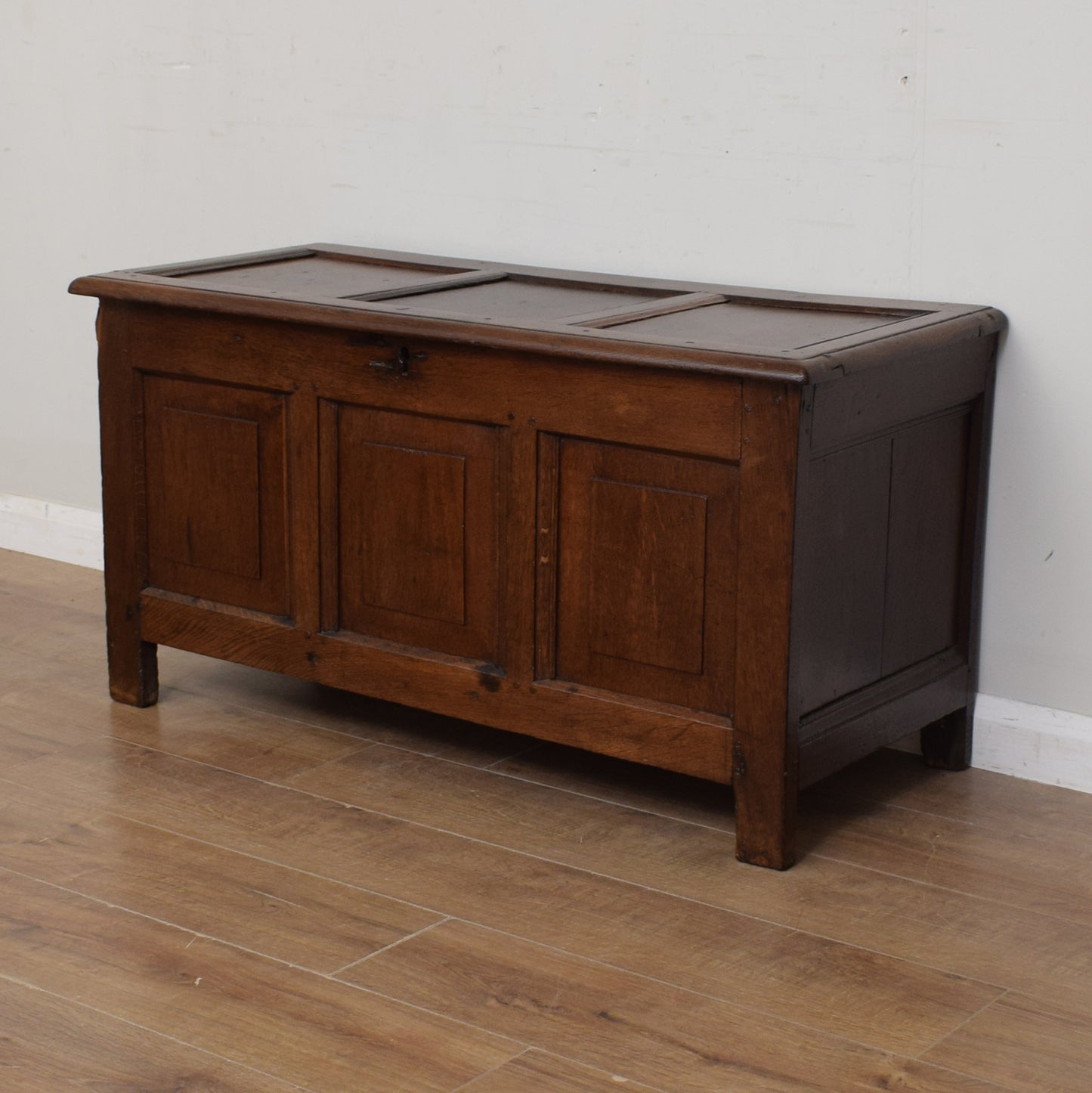 Vintage Oak Blanket Box