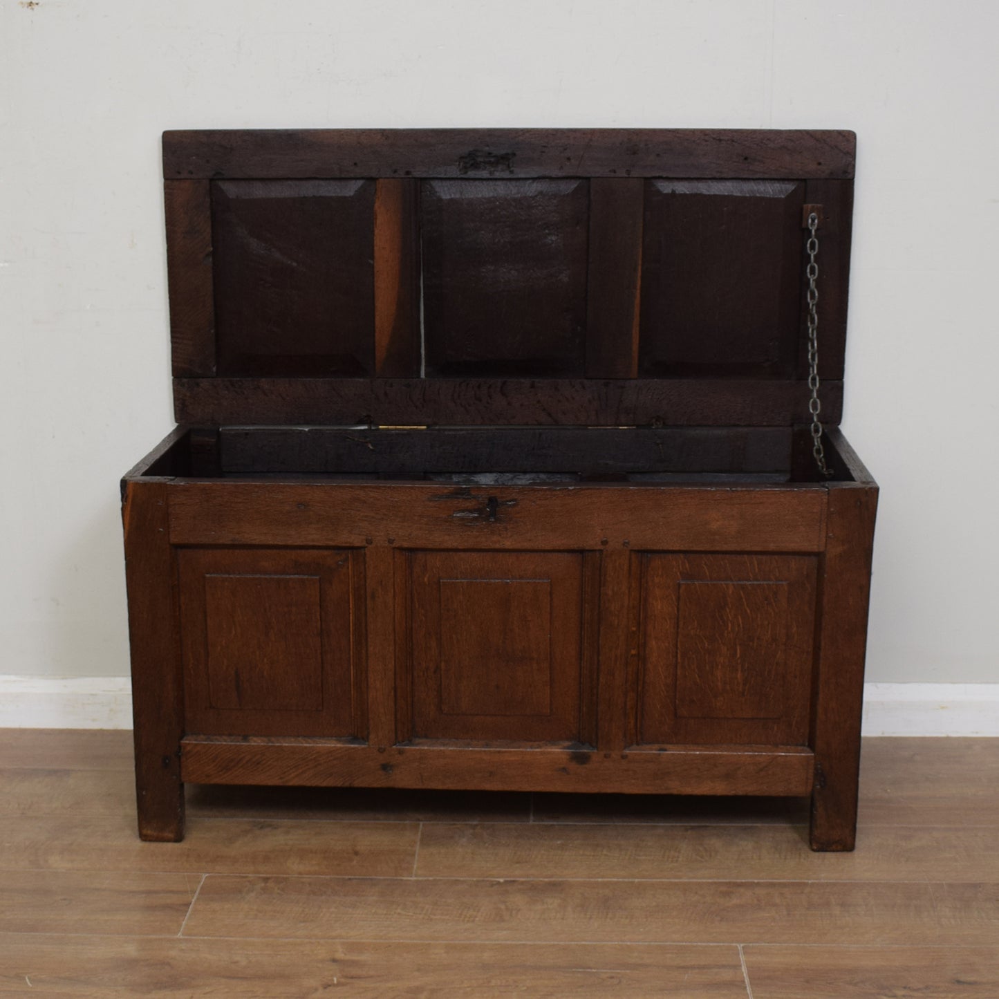 Vintage Oak Blanket Box