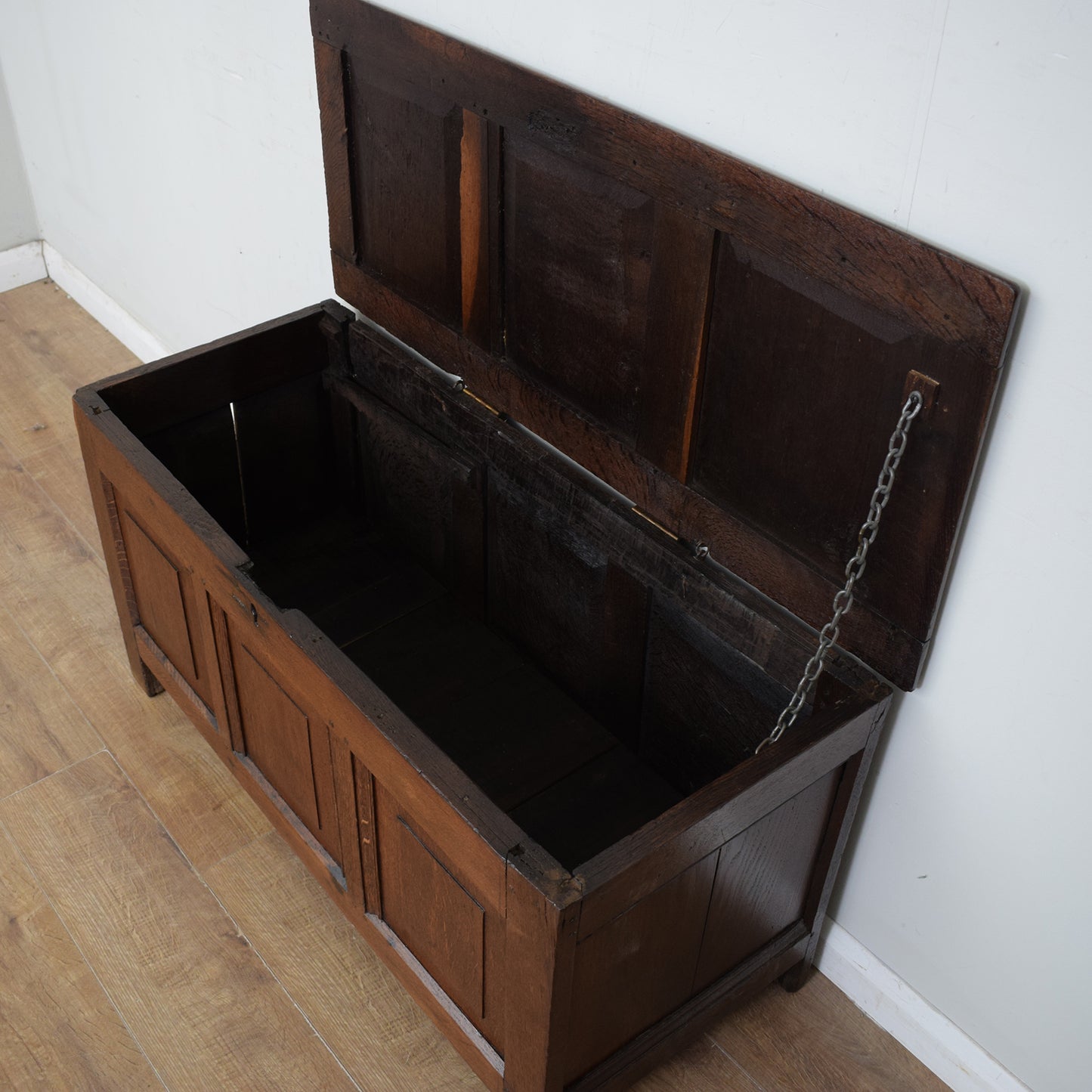 Vintage Oak Blanket Box