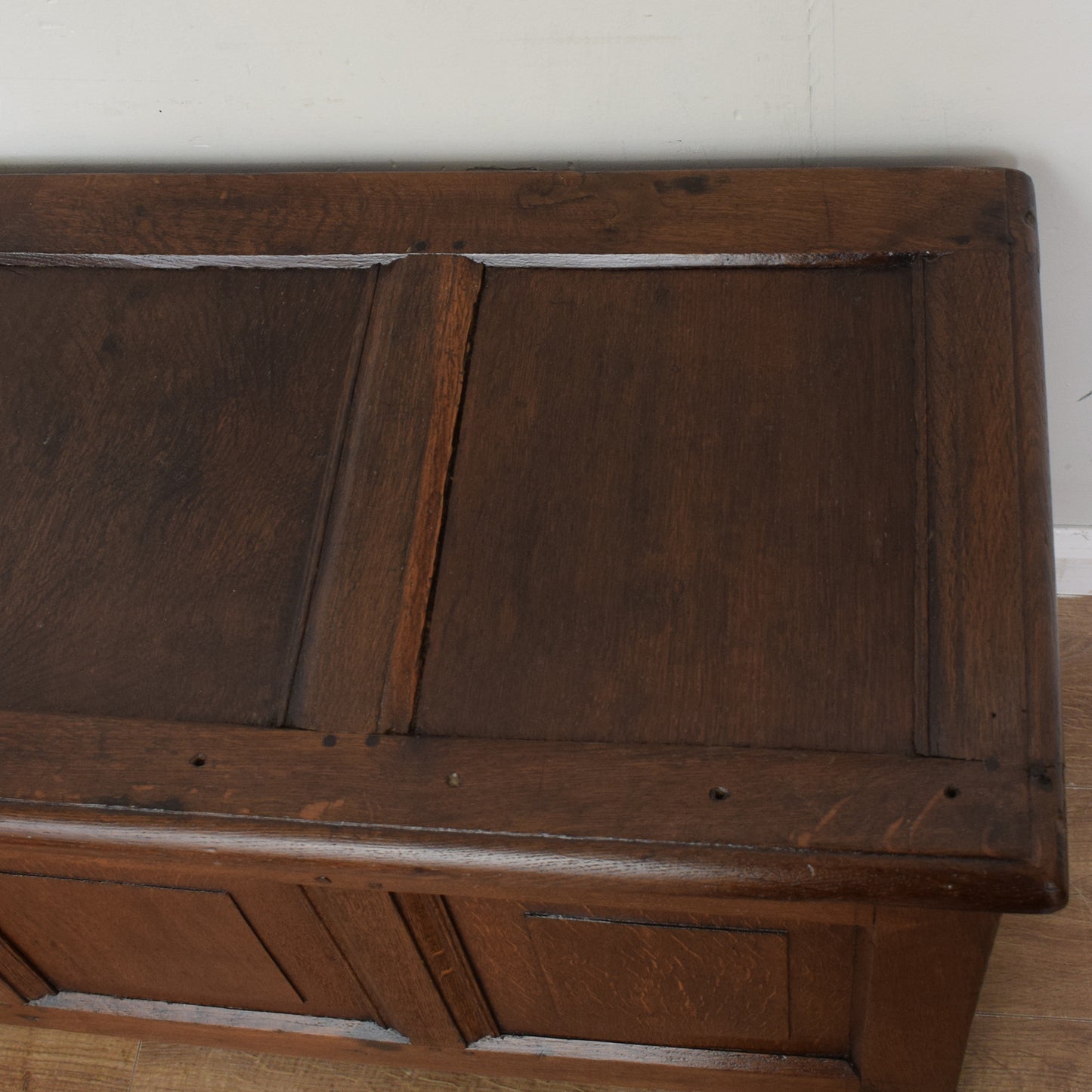 Vintage Oak Blanket Box