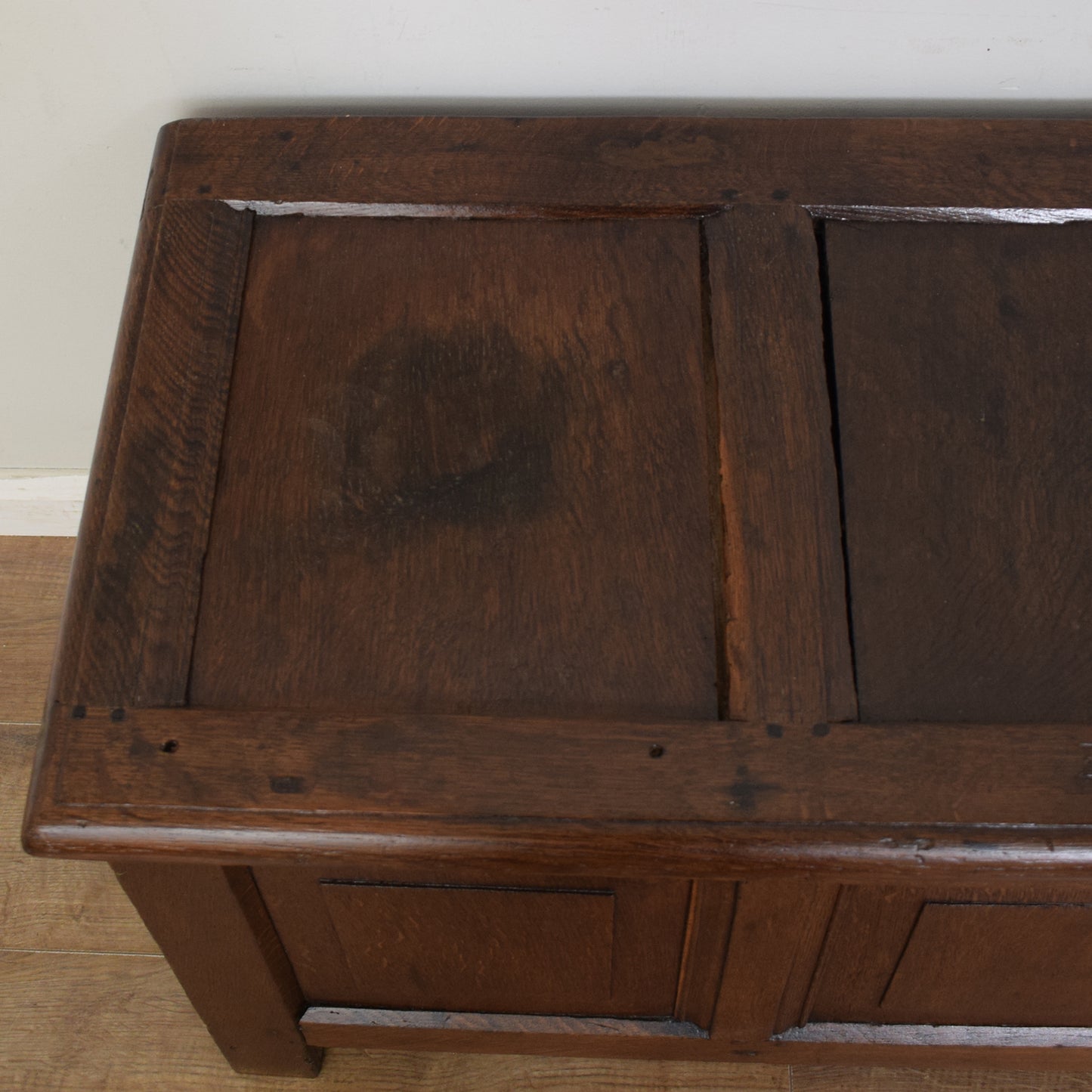 Vintage Oak Blanket Box