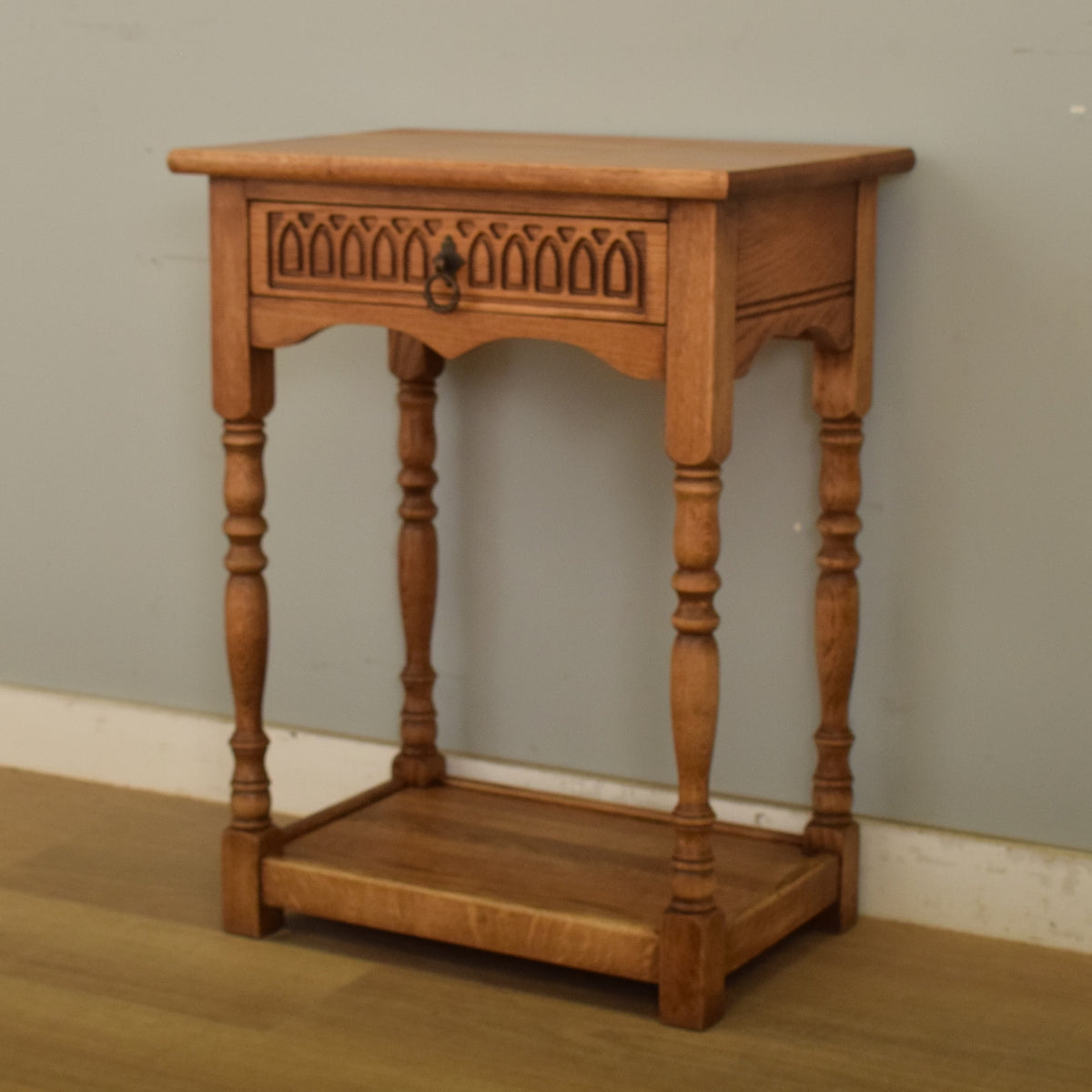 Restored Oak Side Table