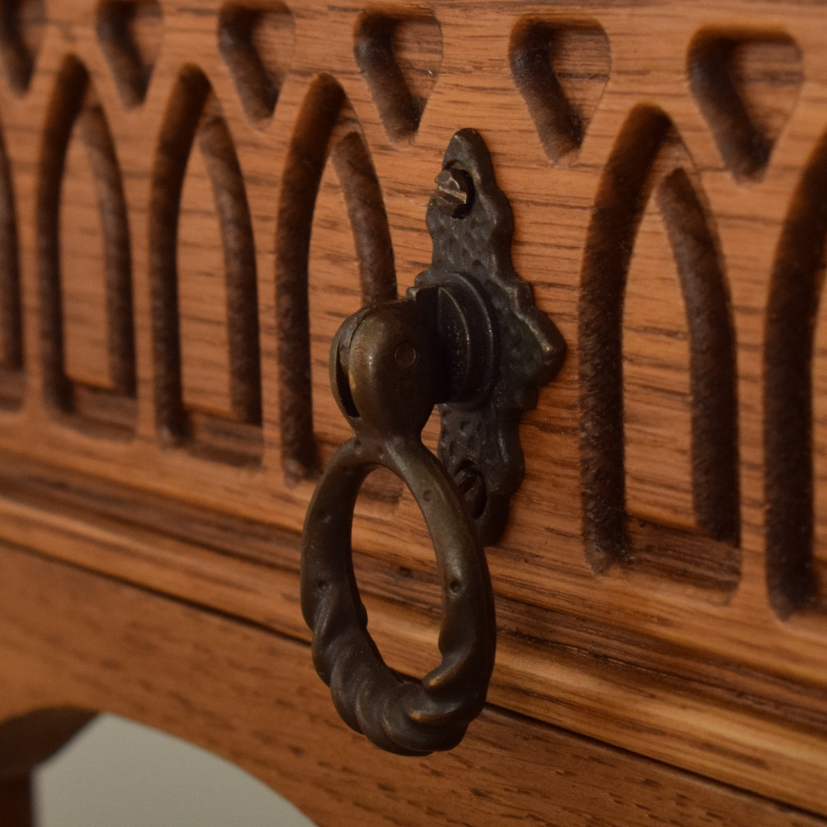 Restored Oak Side Table