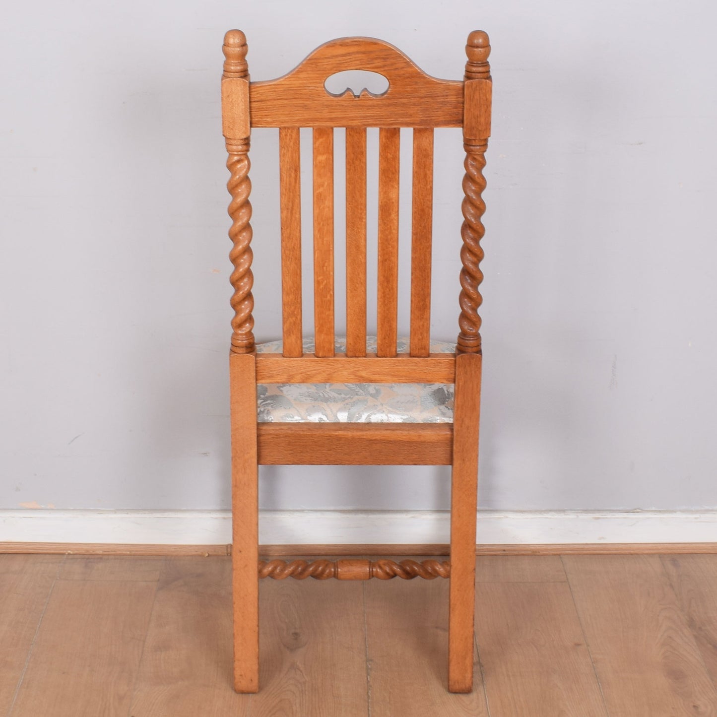 Barley Twist Dining Table with Four Chairs