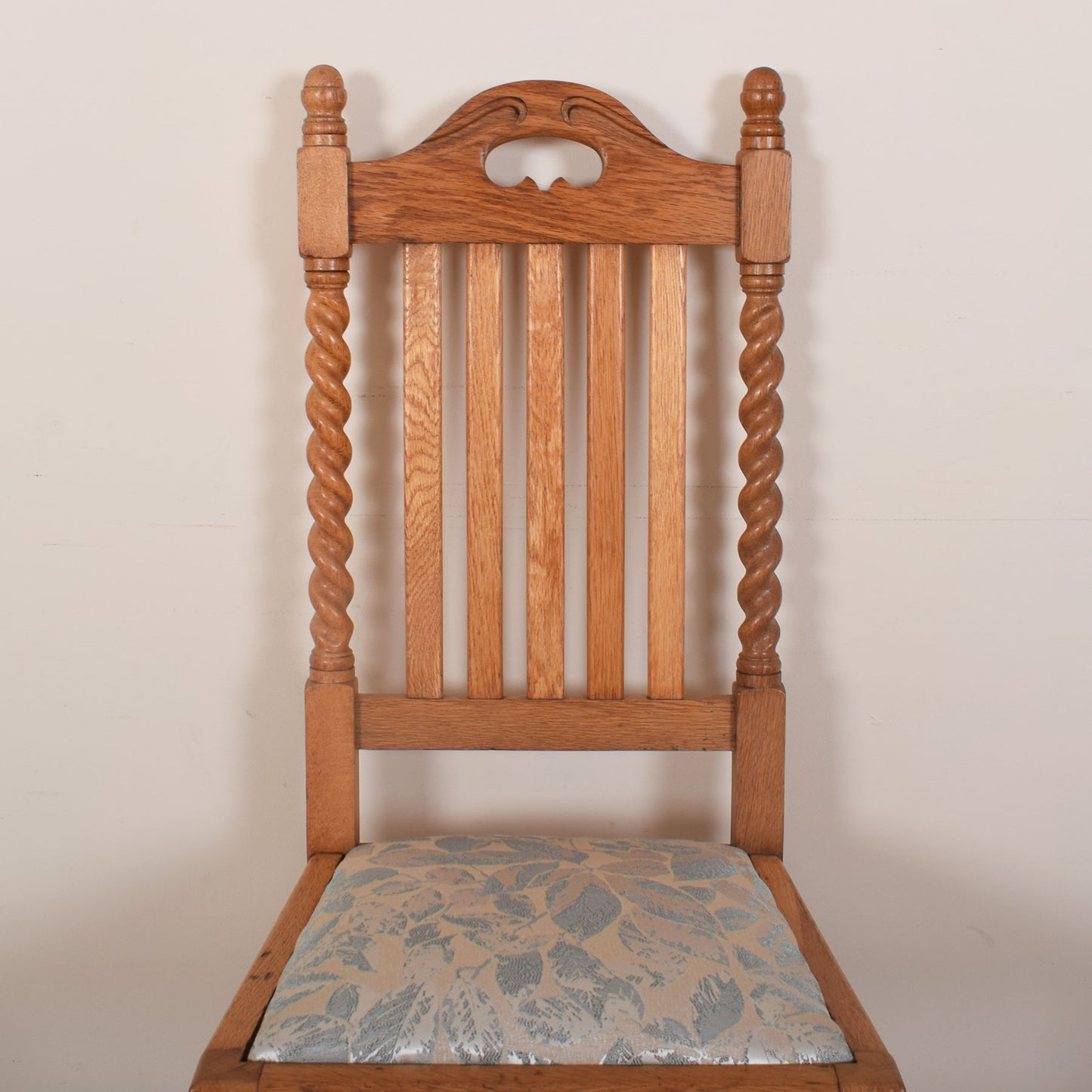 Barley Twist Draw Leaf Table with Four Chairs