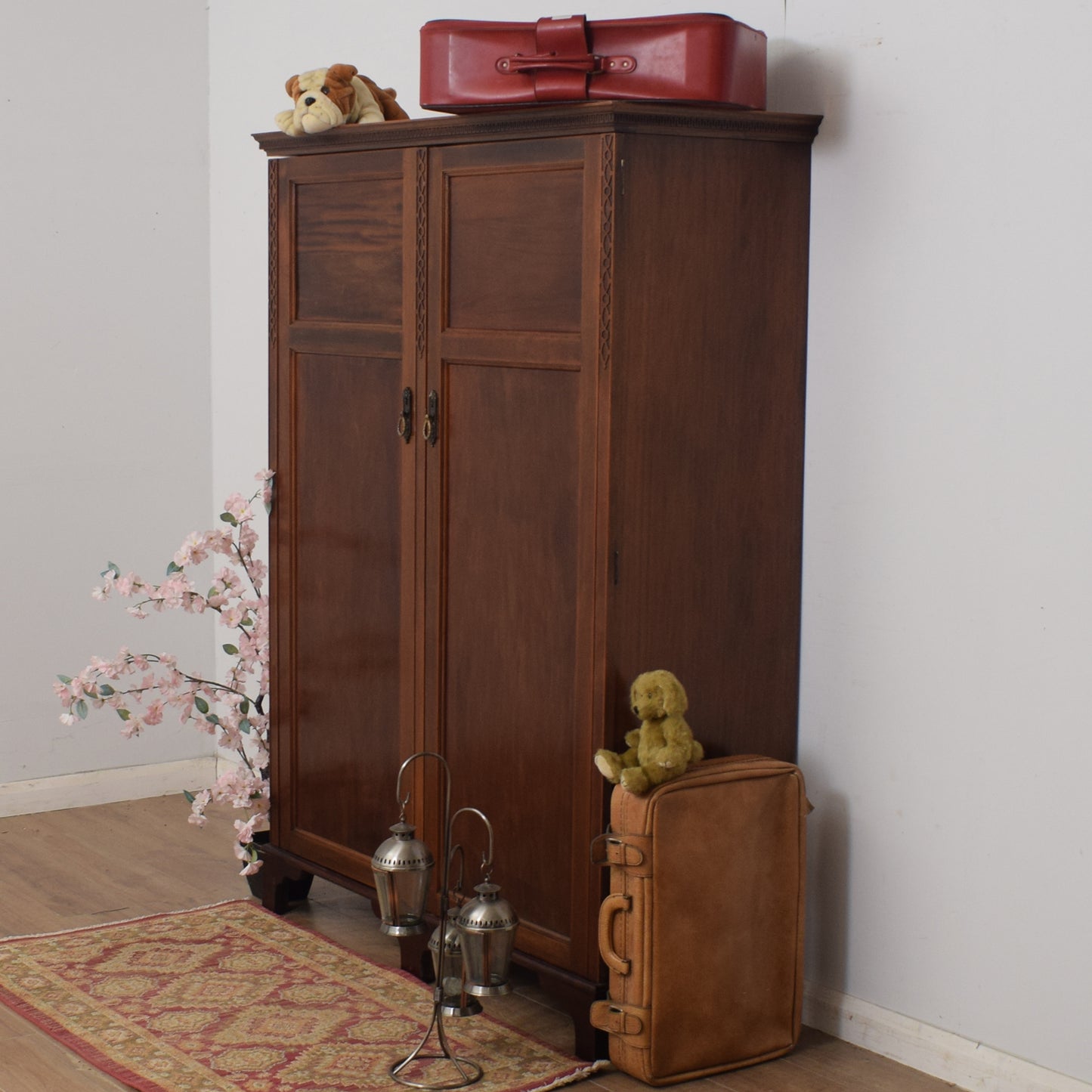 Vintage Mahogany Wardrobe