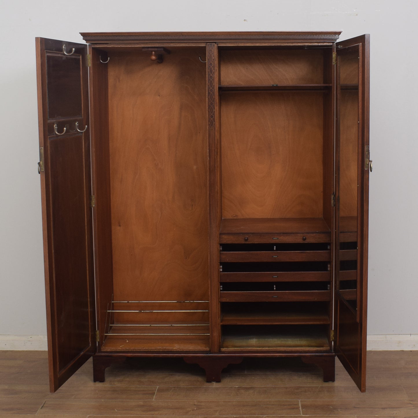 Vintage Mahogany Wardrobe