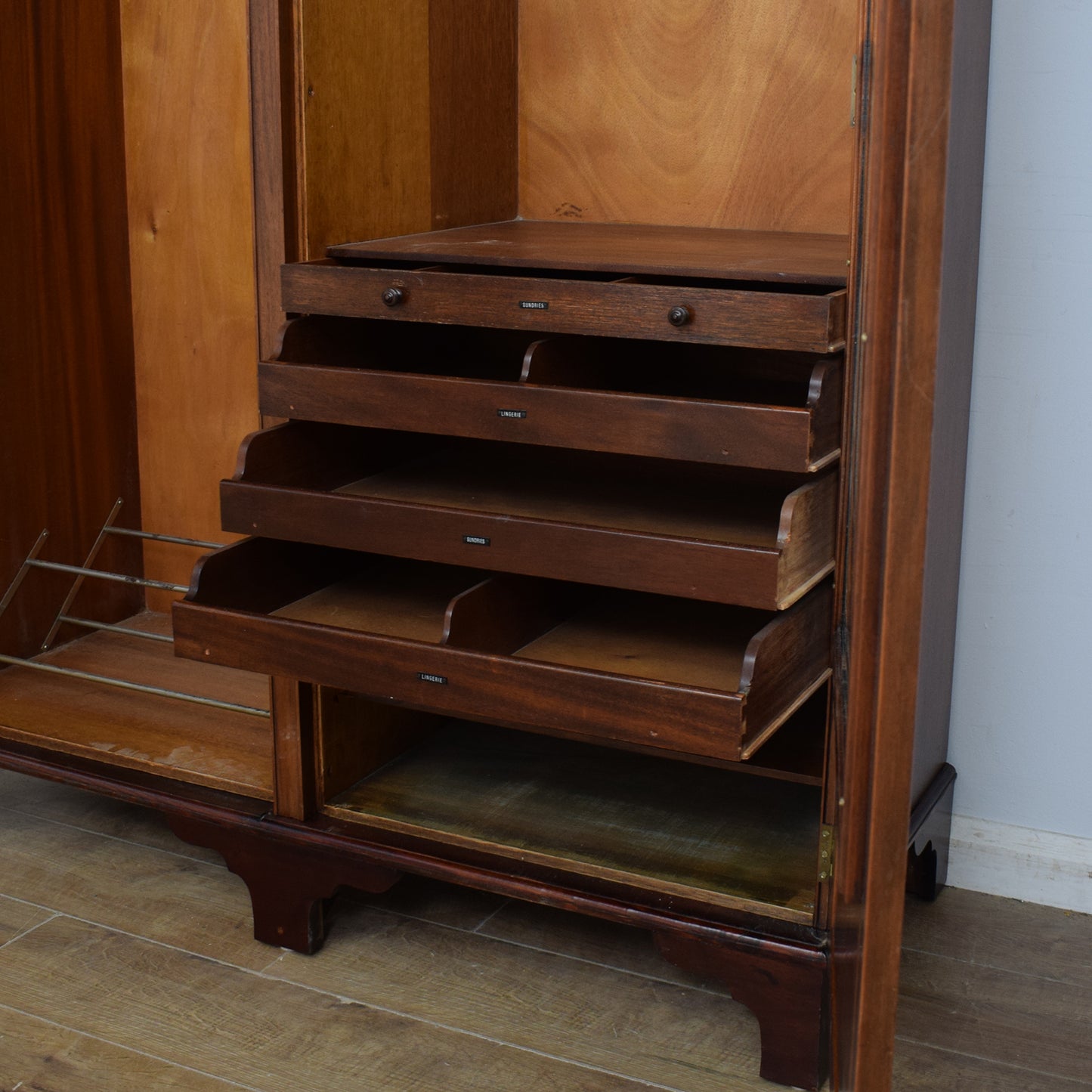 Vintage Mahogany Wardrobe