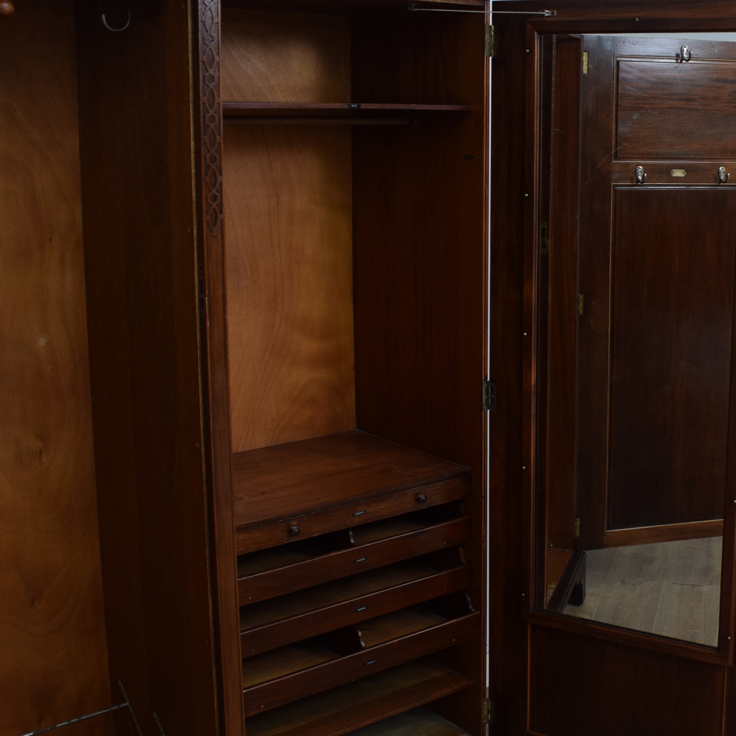 Vintage Mahogany Wardrobe