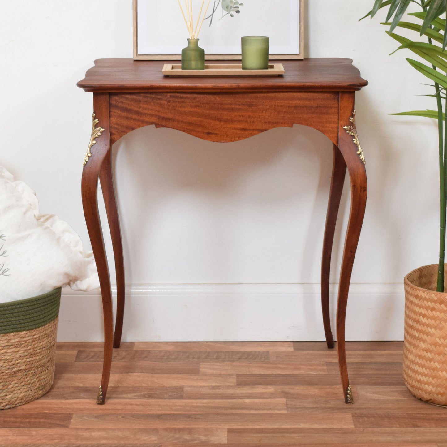 Restored Mahogany Console Table