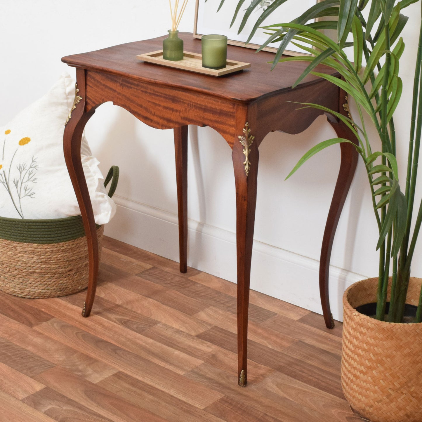 Restored Mahogany Console Table