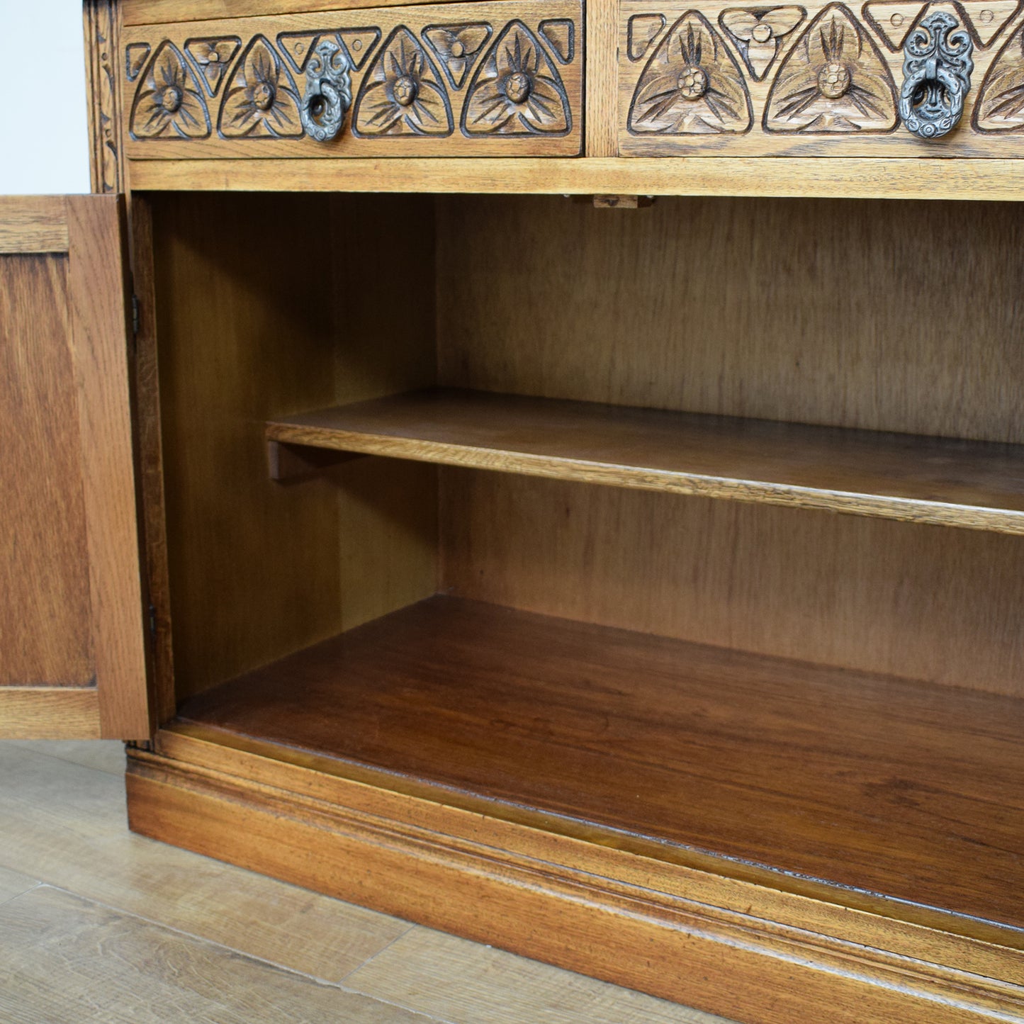 Old Charm Bookcase Bureau Cabinet