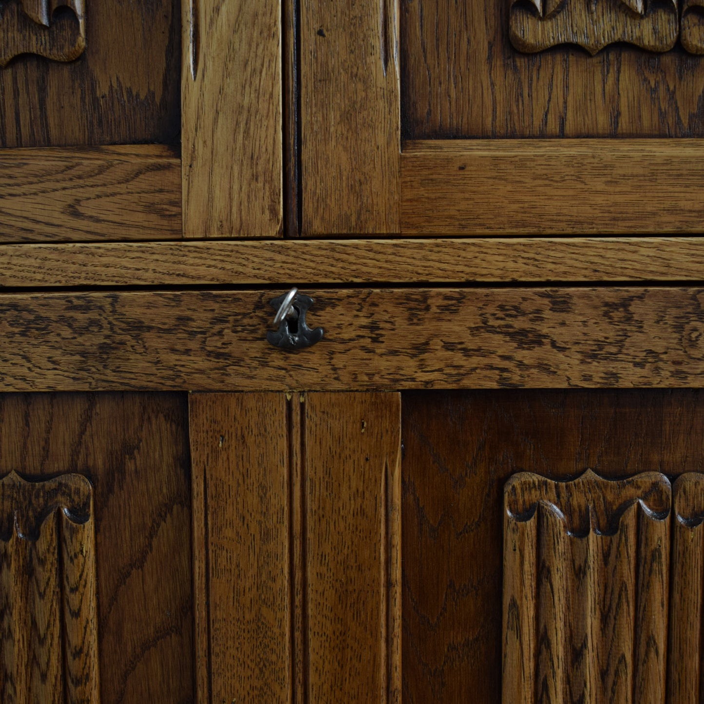 Old Charm Bookcase Bureau Cabinet