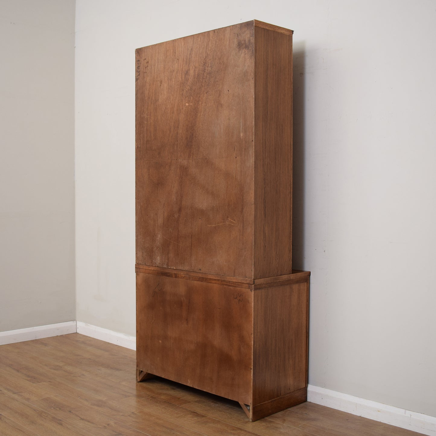 Old Charm Bookcase Bureau Cabinet