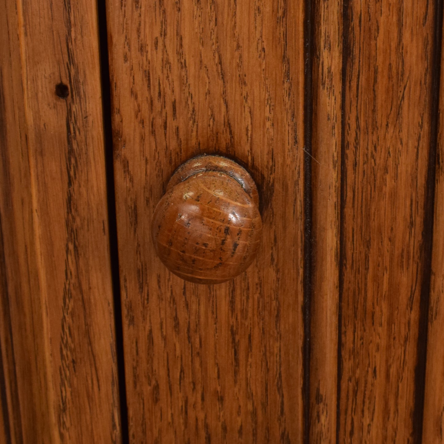 Oak Corner Cabinet