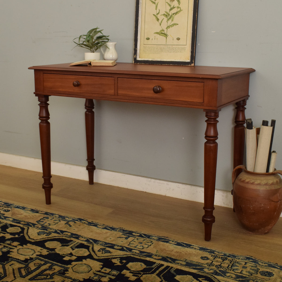 Mahogany Console Table