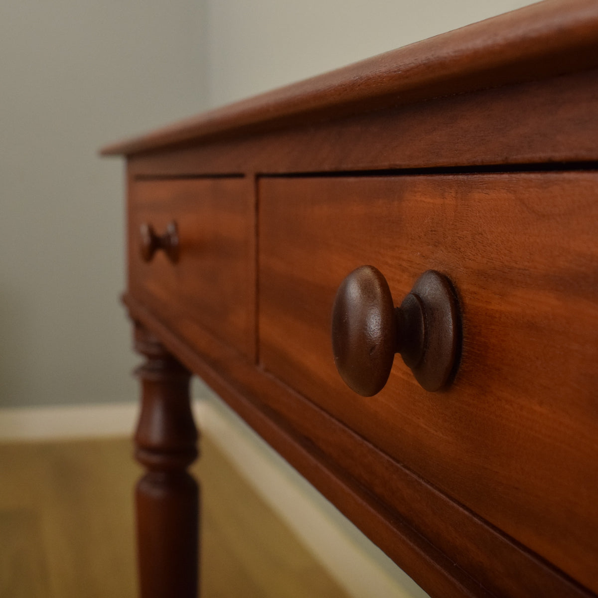 Mahogany Console Table