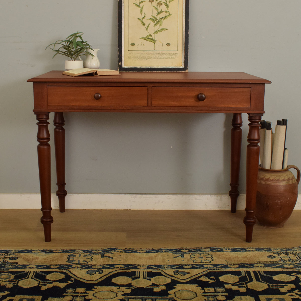 Mahogany Console Table