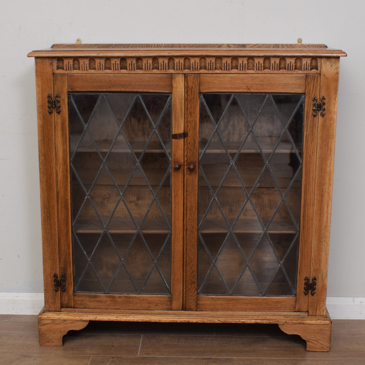 Glazed Oak Bookcase